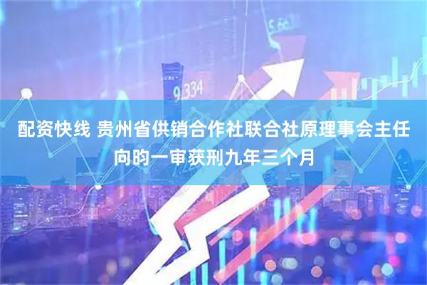 配资快线 贵州省供销合作社联合社原理事会主任向昀一审获刑九年三个月