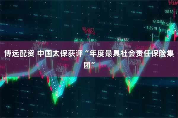博远配资 中国太保获评“年度最具社会责任保险集团”